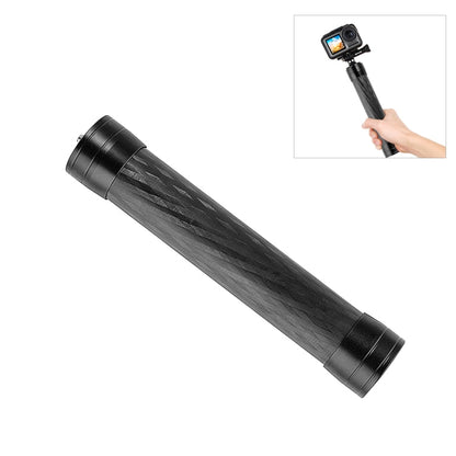 PULUZ 21 cm Extensión de fibra de carbono Monopod Stick (Negro)