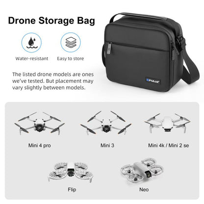Bolsa de transporte portátil PULUZ, bolsa de almacenamiento de un solo hombro para dron Mini Serie / Serie para DJI Osmo Poc…