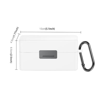 Funda protectora de silicona a prueba de rayones para el estuche de carga PULUZ de para DJI Mic 2 (blanca) — imagen 2