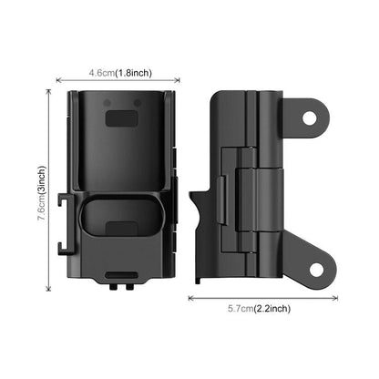 Marco de protección de plástico PULUZ Soporte adaptador de zapata fría de expansión para DJI Osmo Pocket 3 (negro) — imagen 2