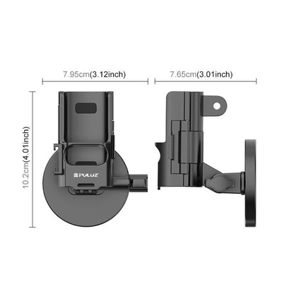 Marco protector PULUZ, soporte de escritorio magnético, base ajustable en ángulo para DJI Osmo Pocket 3 (negro) — imagen 2