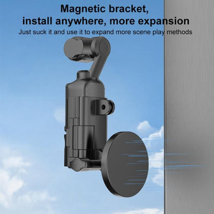 Marco protector PULUZ, soporte de escritorio magnético, base ajustable en ángulo para DJI Osmo Pocket 3 (negro) — imagen 5