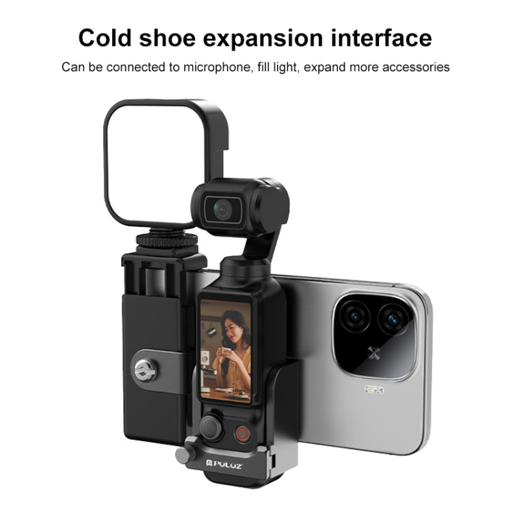 Marco Abrazadera adaptadora para teléfono con protector de expansión para DJI Osmo Pocket 3 (negro) — imagen 4