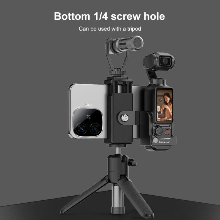 Marco Abrazadera adaptadora para teléfono con protector de expansión para DJI Osmo Pocket 3 (negro) — imagen 6