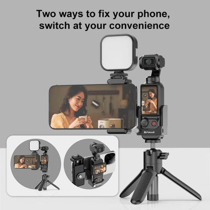 Marco Abrazadera adaptadora para teléfono con protector de expansión para DJI Osmo Pocket 3 (negro) — imagen 7