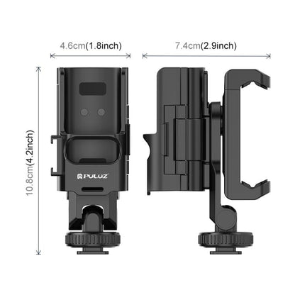 Marco Abrazadera de expansión para teléfono con protector PULUZ, compatible con trípode para DJI Osmo Pocket 3 (negro) — ima…