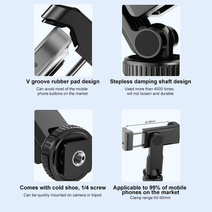 Marco Abrazadera de expansión para teléfono con protector PULUZ, compatible con trípode para DJI Osmo Pocket 3 (negro) — ima…