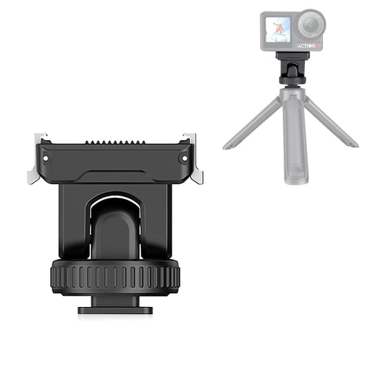 Base de liberación Adaptador de rápida para zapata fría PULUZ para DJI Osmo Action 5 (negro)
