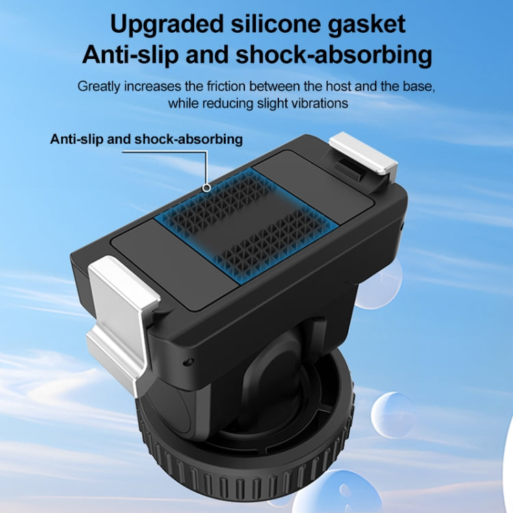 Base de liberación Adaptador de rápida para zapata fría PULUZ para DJI Osmo Action 5 (negro) — imagen 7
