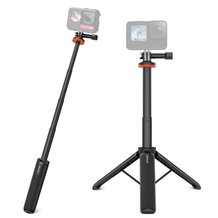 Trípode de extensión [US Almacén] para cámara de acción PULUZ, palo selfie, soporte para GoPro