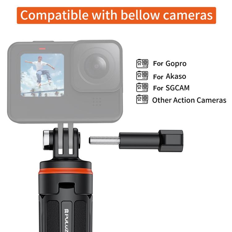 Trípode de extensión [US Almacén] para cámara de acción PULUZ, palo selfie, soporte para GoPro — imagen 5
