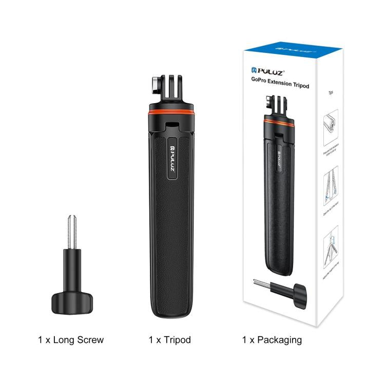 Trípode de extensión [US Almacén] para cámara de acción PULUZ, palo selfie, soporte para GoPro — imagen 9