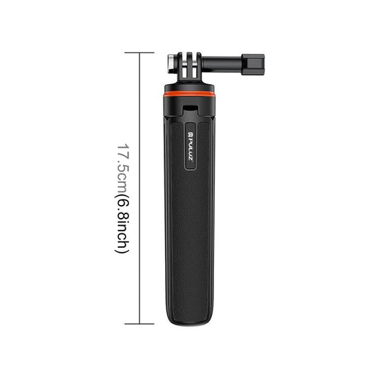 Trípode de extensión para cámara de acción PULUZ, soporte para selfies y selfies para GoPro (negro) — imagen 2
