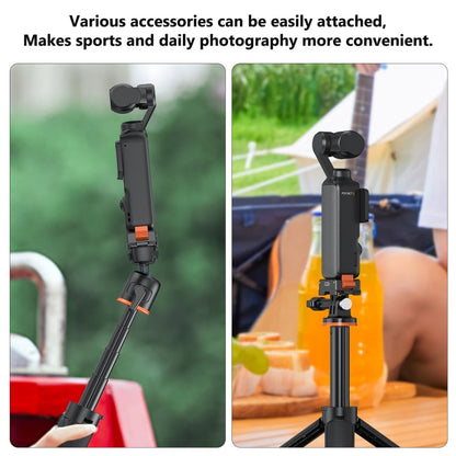 Base de carga Adaptador de montaje de liberación rápida para tipo C PULUZ para DJI Osmo Pocket 3 (negro) — imagen 7