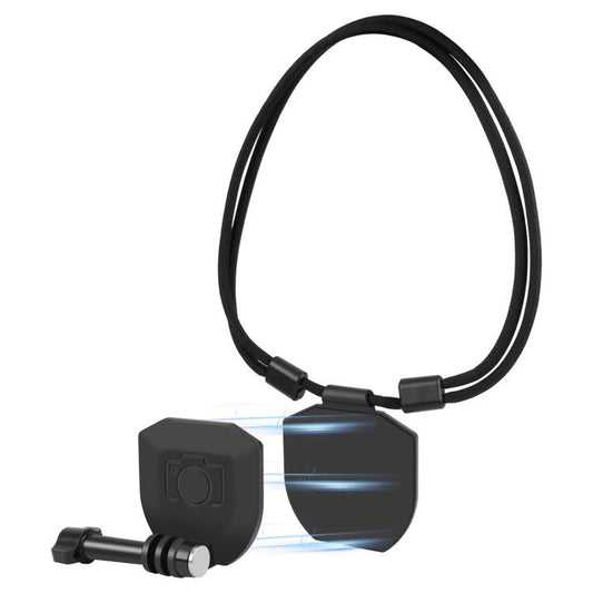 Soporte magnético para cuello para cámara de acción PULUZ Correa para el cuello Vlog POV para DJI Osmo Action (negro)