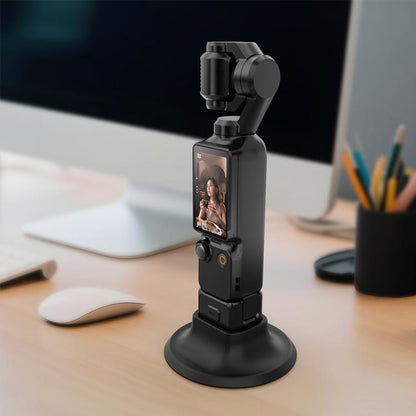 Soporte de base de escritorio de silicona adhesiva PULUZ para DJI Osmo Pocket 3 (negro) — imagen 5