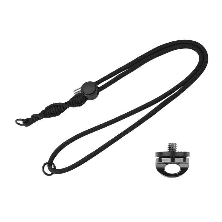 Correa deportiva PULUZ para cámara, larga, ajustable y antipérdida, para / Insta360 X4 para DJI Osmo Pocket 3 (negra) — imag…