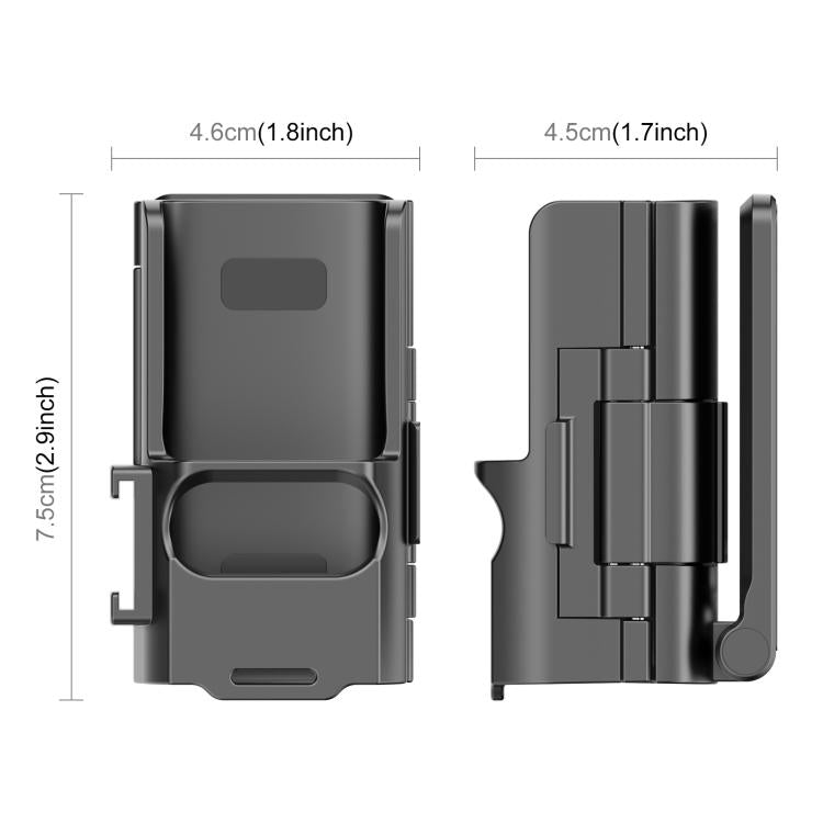 Soporte de base magnética plegable PULUZ para DJI Osmo Pocket 3 (negro) — imagen 2