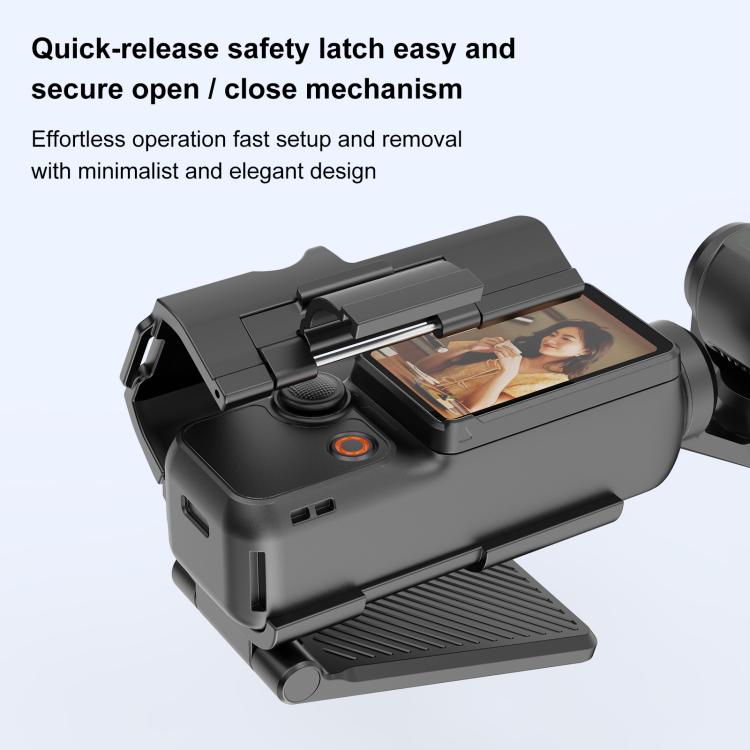 Soporte de base magnética plegable PULUZ para DJI Osmo Pocket 3 (negro) — imagen 5