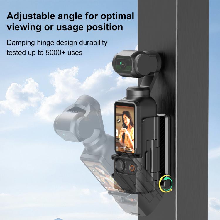 Soporte de base magnética plegable PULUZ para DJI Osmo Pocket 3 (negro) — imagen 6