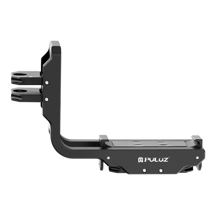 Soporte magnético en L de metal de liberación rápida, disparo vertical y horizontal para DJI Osmo Action 5 (negro) — imagen 3