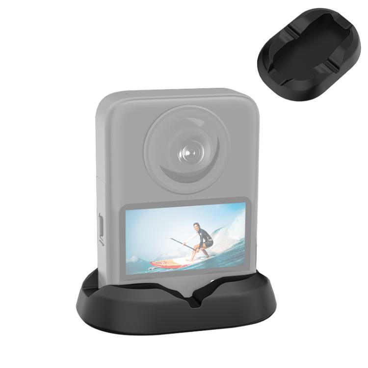 Soporte de silicona para escritorio PULUZ para DJI Osmo 360 (negro)