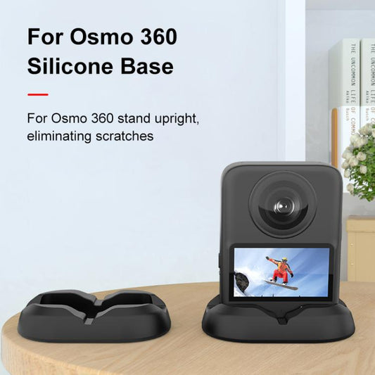 Soporte de silicona para escritorio PULUZ para DJI Osmo 360 (negro) — imagen 2