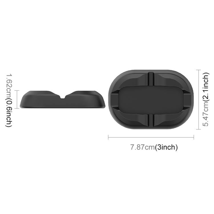 Soporte de silicona para escritorio PULUZ para DJI Osmo 360 (negro) — imagen 3