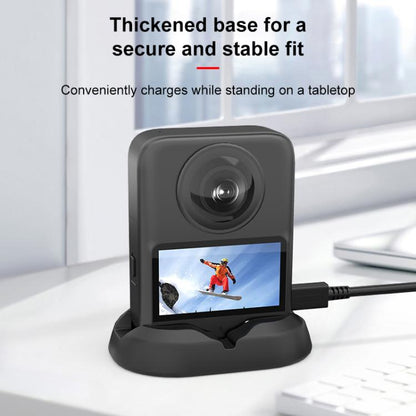 Soporte de silicona para escritorio PULUZ para DJI Osmo 360 (negro) — imagen 9