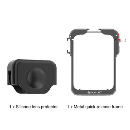 Marco de expansión de jaula protectora de aleación de aluminio PULUZ para DJI Osmo 360 (negro) — imagen 13