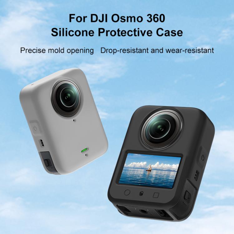 Funda protectora de silicona PULUZ para DJI Osmo 360 (negra) — imagen 2