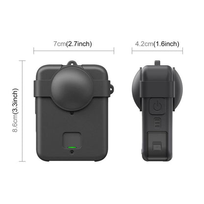 Funda protectora de silicona PULUZ para DJI Osmo 360 (negra) — imagen 3