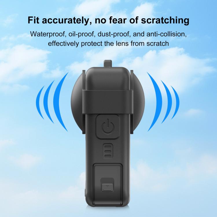 Funda protectora de silicona PULUZ para DJI Osmo 360 (negra) — imagen 5