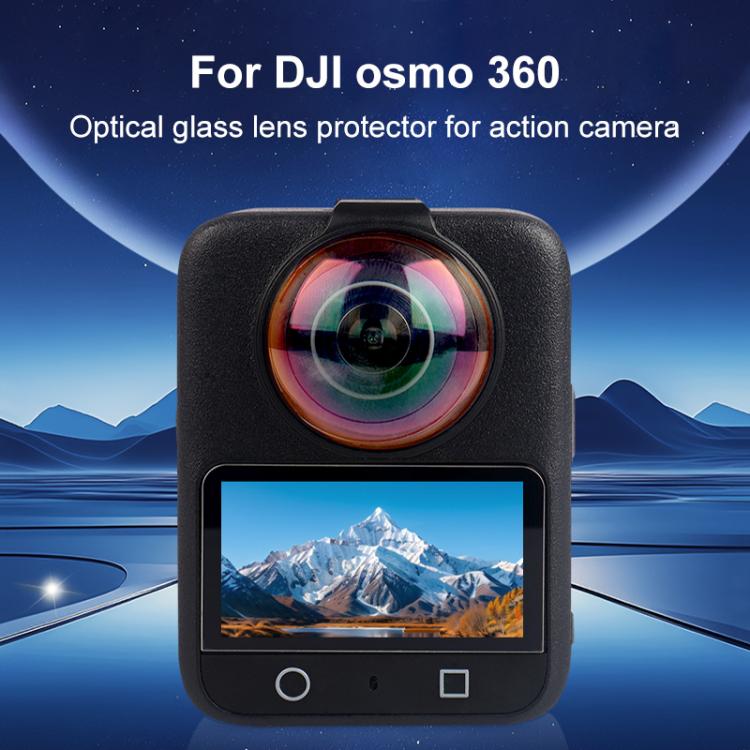 Lente de vidrio Protector de templado óptico PULUZ para DJI Osmo 360 (negro) — imagen 2