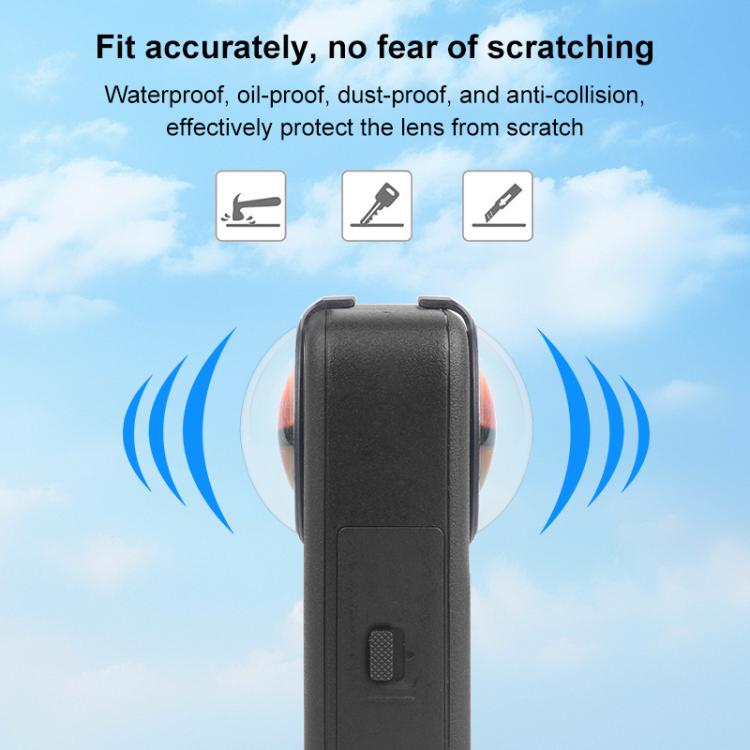 Lente de vidrio Protector de templado óptico PULUZ para DJI Osmo 360 (negro) — imagen 5