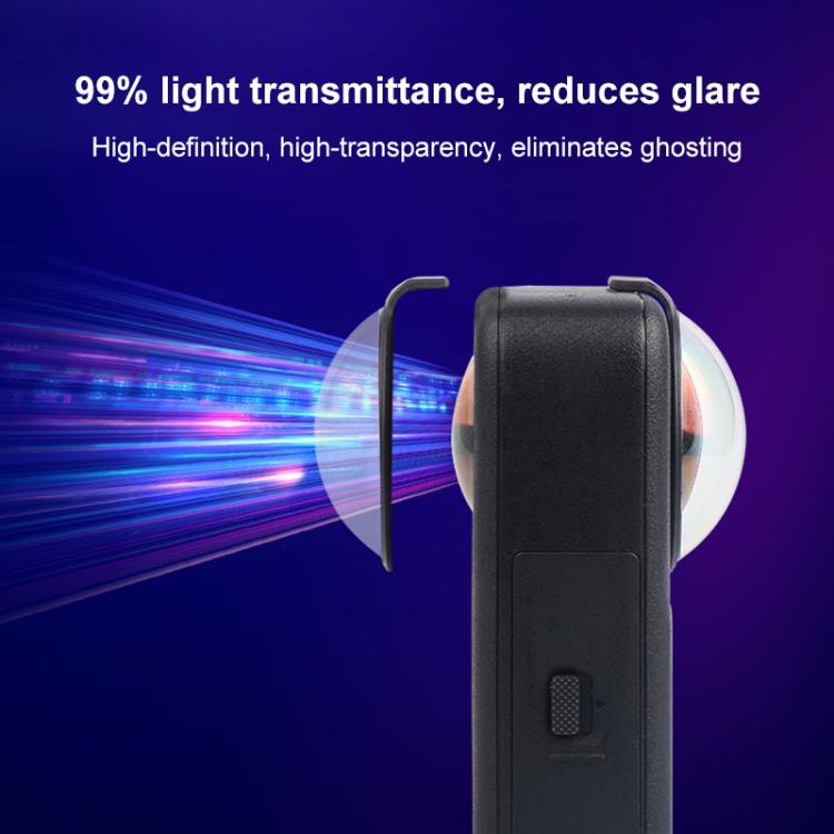 Lente de vidrio Protector de templado óptico PULUZ para DJI Osmo 360 (negro) — imagen 6