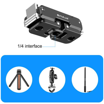 Soporte de base de liberación rápida de metal magnético PULUZ (negro) — imagen 6