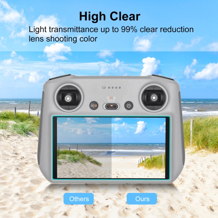 Película de vidrio RC / RC 2 PULUZ templado para pantalla de control remoto (transparente) — imagen 6