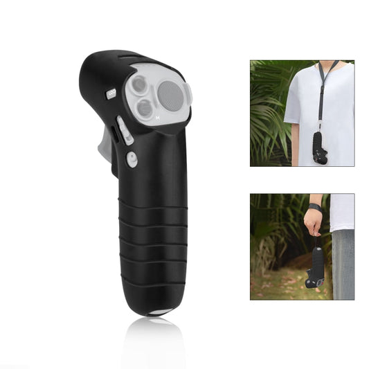 Funda RC Motion 2 / / FPV Rocker PULUZ protectora de silicona con correa para el cuello para DJI Avata (Negro)