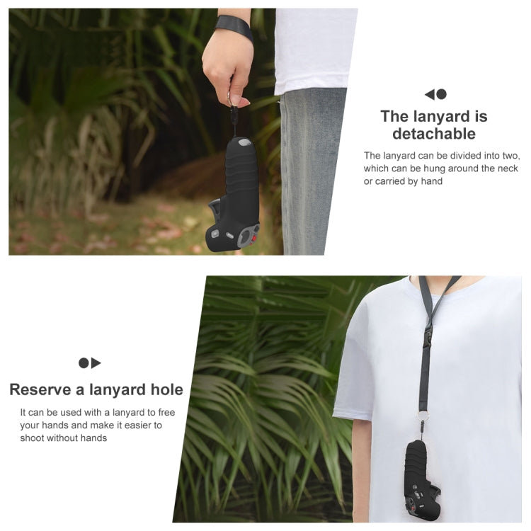 Funda RC Motion 2 / / FPV Rocker PULUZ protectora de silicona con correa para el cuello para DJI Avata (Negro) — imagen 6