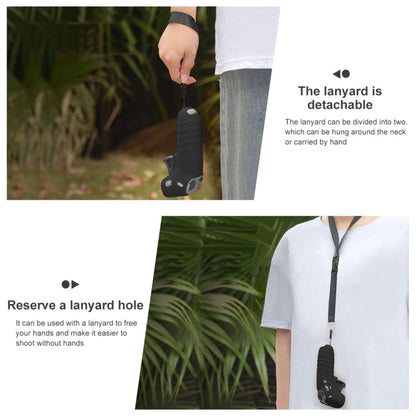 Funda RC Motion 2 / / FPV Rocker PULUZ protectora de silicona con correa para el cuello para DJI Avata (Negro) — imagen 6