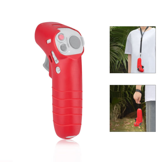 Funda RC Motion 2 / / FPV Rocker PULUZ protectora de silicona con correa para el cuello para DJI Avata (Rojo)