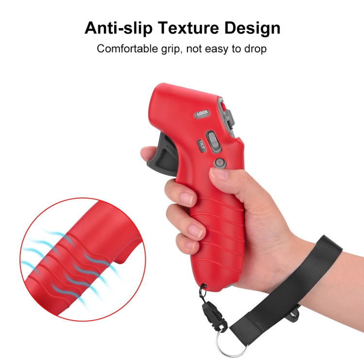 Funda RC Motion 2 / / FPV Rocker PULUZ protectora de silicona con correa para el cuello para DJI Avata (Rojo) — imagen 4