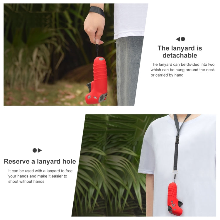 Funda RC Motion 2 / / FPV Rocker PULUZ protectora de silicona con correa para el cuello para DJI Avata (Rojo) — imagen 6