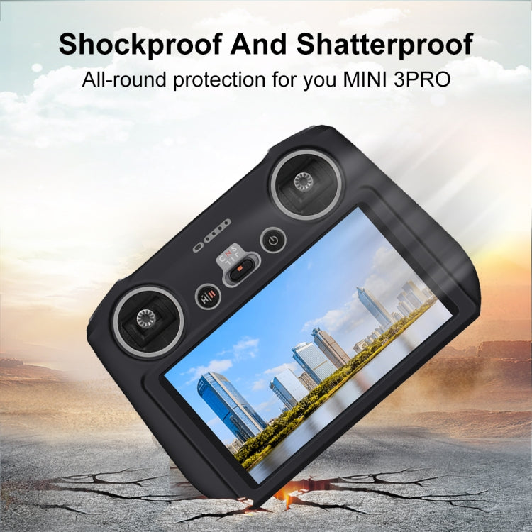 Funda RC con pantalla PULUZ protectora de silicona para DJI Mini 3 Pro (Negro) — imagen 4