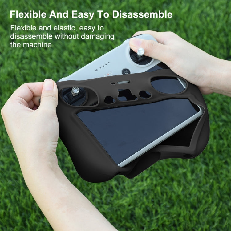 Funda RC con pantalla PULUZ protectora de silicona para DJI Mini 3 Pro (Negro) — imagen 5