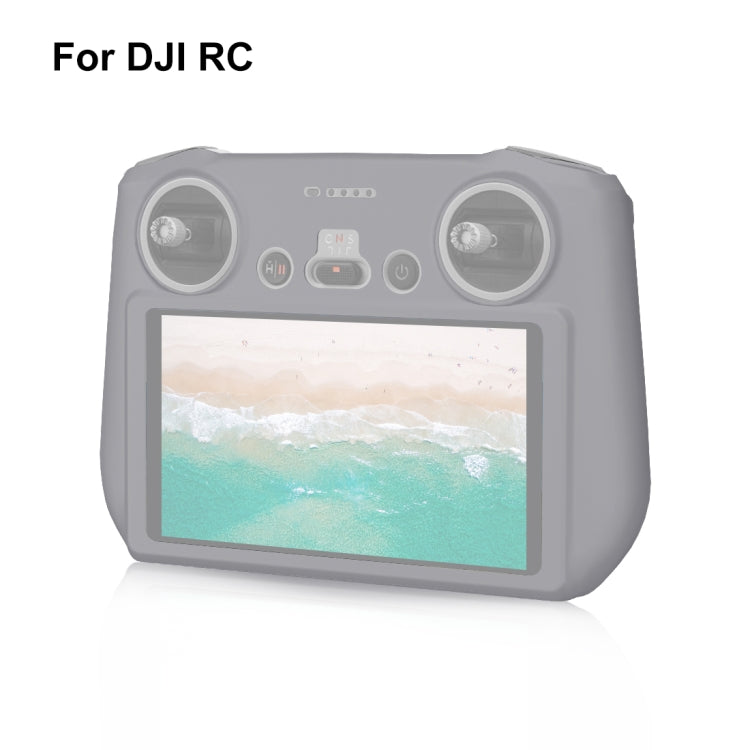 Funda RC con pantalla PULUZ protectora de silicona para DJI Mini 3 Pro (Gris)