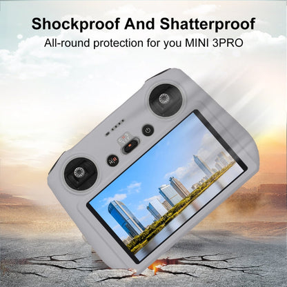 Funda RC con pantalla PULUZ protectora de silicona para DJI Mini 3 Pro (Gris) — imagen 4
