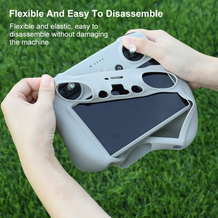 Funda RC con pantalla PULUZ protectora de silicona para DJI Mini 3 Pro (Gris) — imagen 5