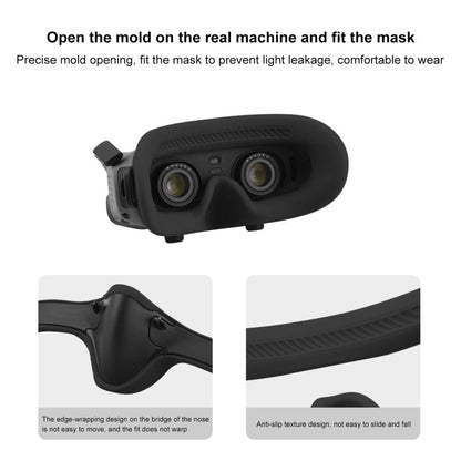 Funda Goggles 2 PULUZ Flying Eye Mask protectora de silicona para DJI Avata (Negro) — imagen 3